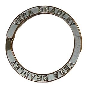 Vera Bradley Metal Keychain Charmless Double Sided Hardware Collector Novelty